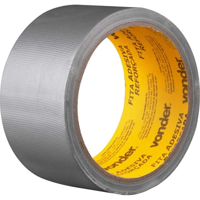 Fita adesiva reforçada, 50 mm x 10 m prata