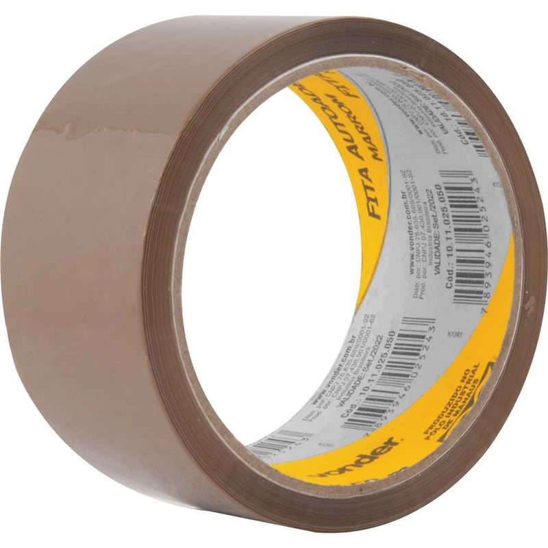 Fita adesiva 48 mm x 50 m, marrom