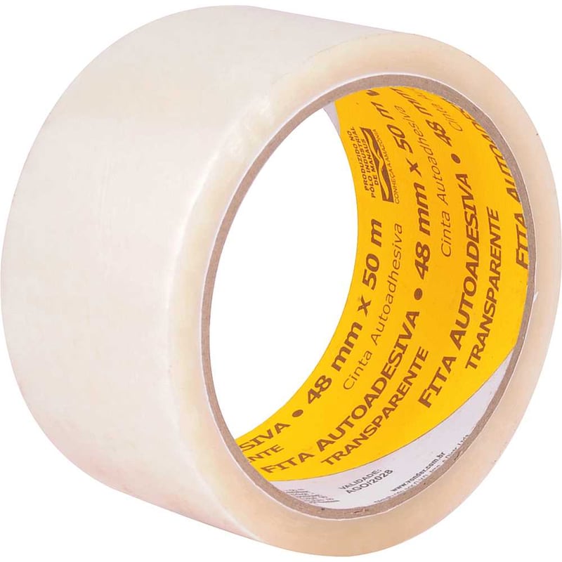 Fita adesiva 48 mm x 50 m, transparente