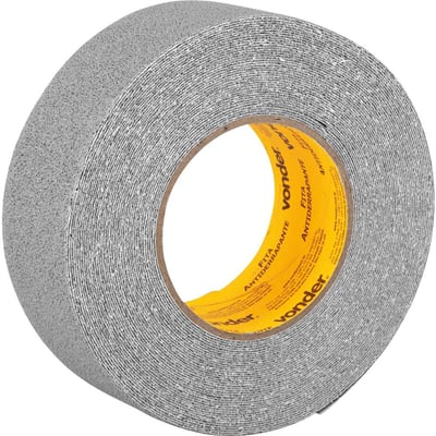 Fita antiderrapante, 50 mm x 15 m, cinza