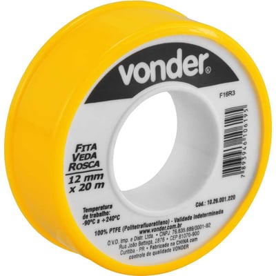 Fita veda-rosca 12 mm x 20 m