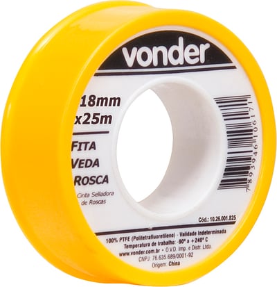 Fita veda-rosca 18 mm x 25 m