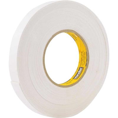 Fita dupla face, espuma, 19 mm x 10,0 m