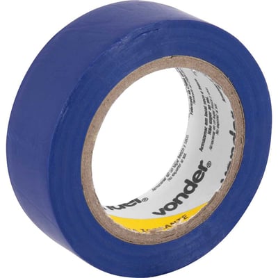 Fita isolante, 19 mm x 10 m, azul