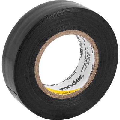 Fita isolante, 19 mm x 20 m, preta