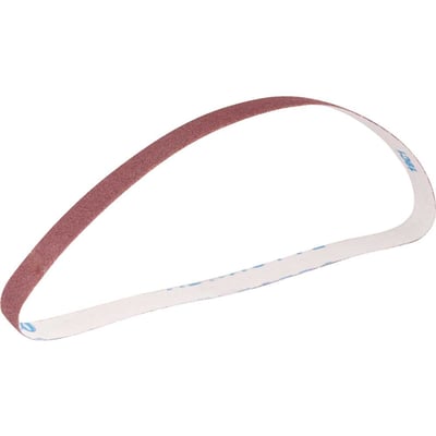 Cinta de lixa 15,0 mm x 454,0 mm, G 80, embalagem com 5 peças