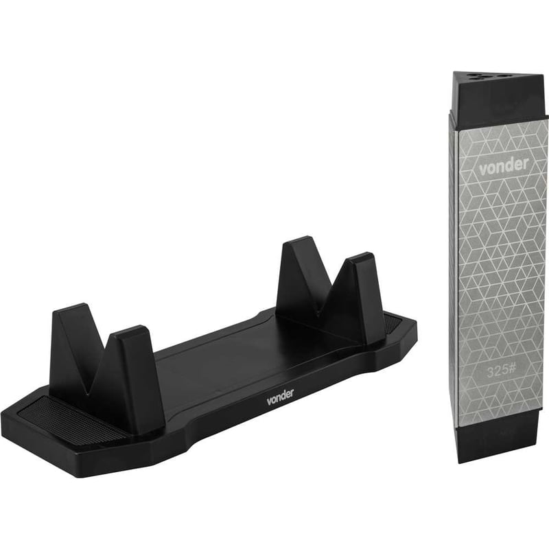 Pedra para afiar diamantada, base de 14", tripla face, G 150/325/1200
