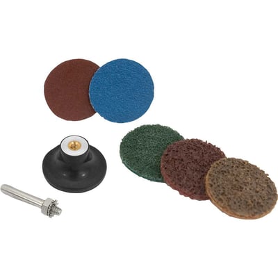 Jogo de discos de lixa com esponja abrasiva 50 mm, 20 peças