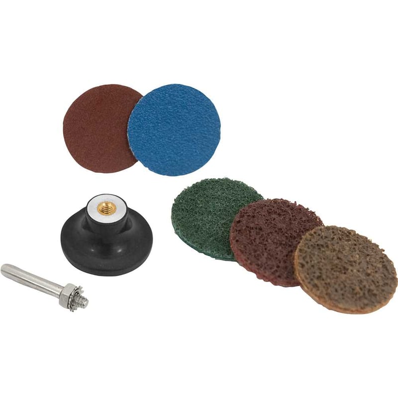 Jogo de discos de lixa com esponja abrasiva 50 mm, 20 peças