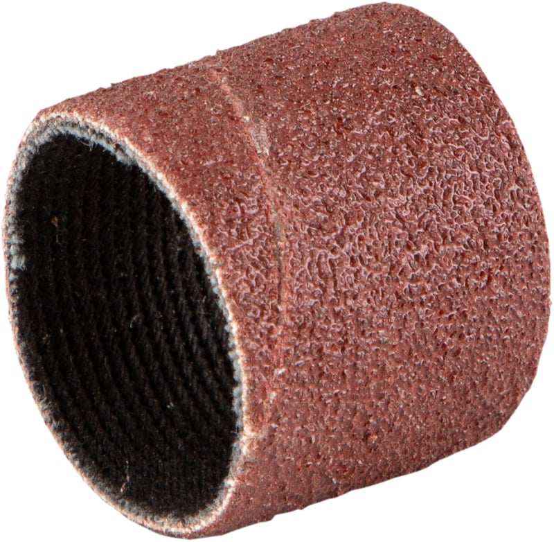 Lixa tubular, 25 mm x 25 mm, grão 80, jogo com 20 peças