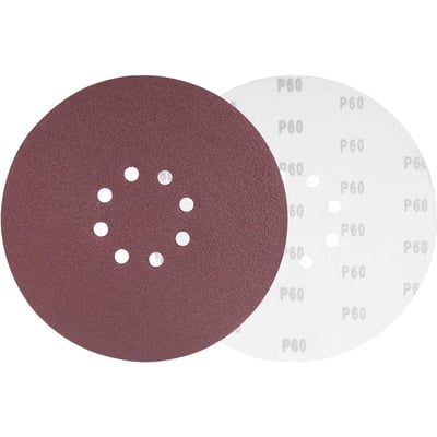 Disco de lixa com costado em pluma 225 mm, grão 60, para as lixadeiras LPV 400B, LPV 600, LPV 925, LPV 950B e LPV 1000