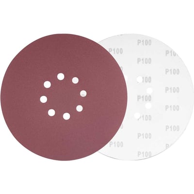 Disco de lixa com costado em pluma 225 mm, grão 100, para as lixadeiras LPV 400B, LPV 600, LPV 925, LPV 950B e LPV 1000