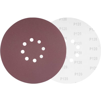 Disco de lixa com costado em pluma 225 mm, grão 120, para as lixadeiras LPV 400B, LPV 600, LPV 925, LPV 950B e LPV 1000