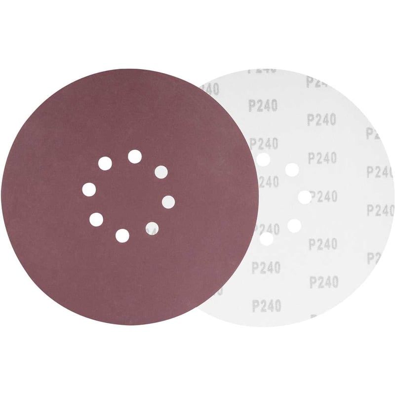 Disco de lixa com costado em pluma 225 mm, grão 240, para as lixadeiras LPV 400B, LPV 600, LPV 925, LPV 950B e LPV 1000