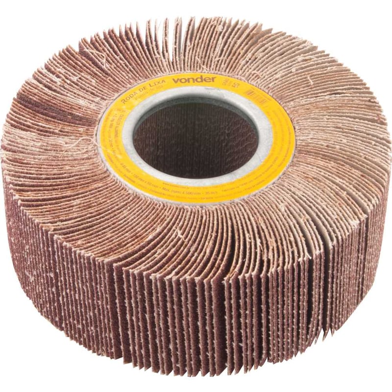 Roda de lixa, 150 mm x 50 mm, sem haste, grão 60