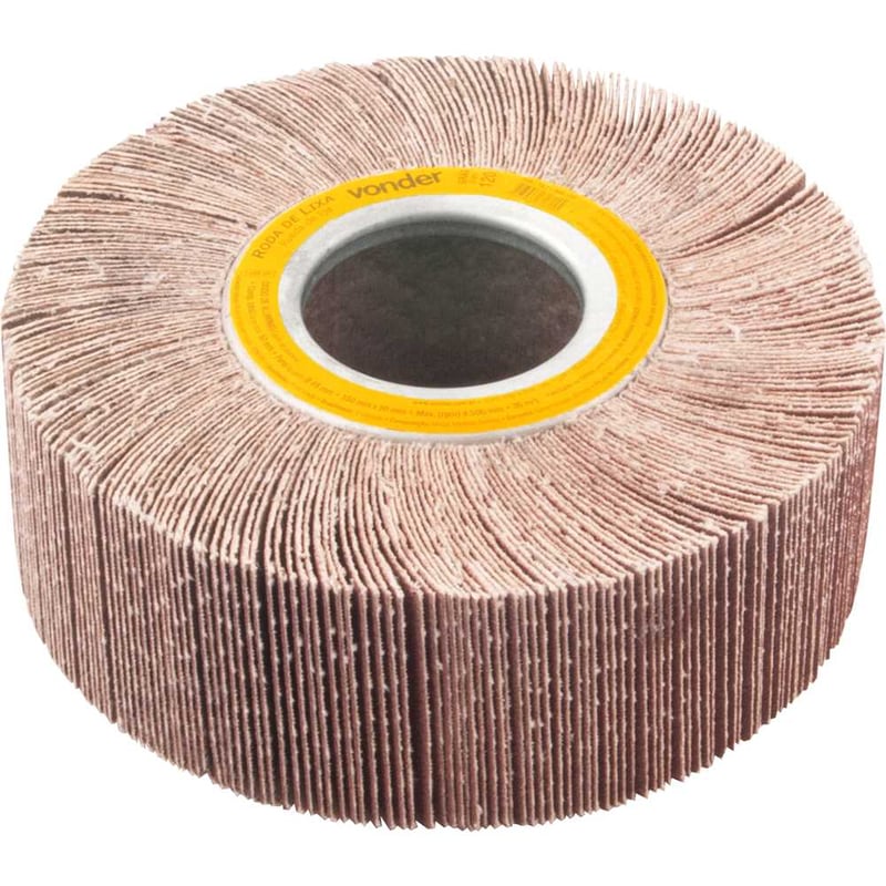 Roda de lixa, 150 mm x 50 mm, sem haste, grão 120