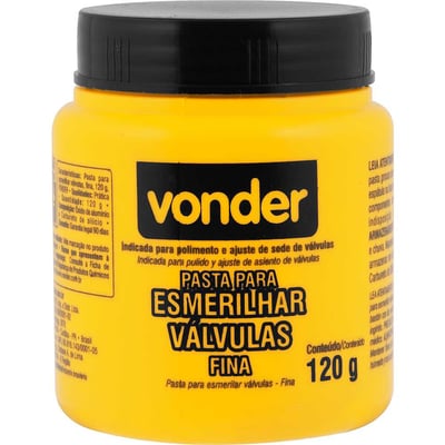 Pasta para esmerilhar válvulas, fina, 120 g