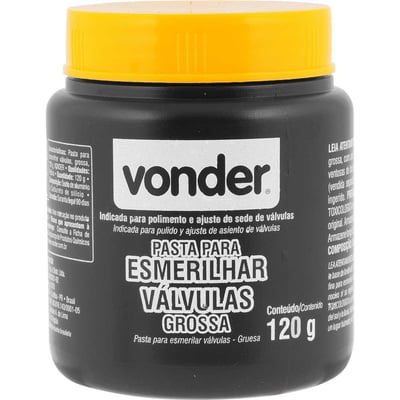 Pasta para esmerilhar válvulas, grossa, 120 g
