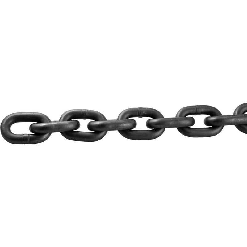 Corrente de aço grau 8, elo curto, 16 mm, 8,2 toneladas força (tf)