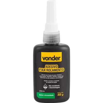 Adesivo anaeróbico fixa rolamento, AFRV 015, 50 g, verde