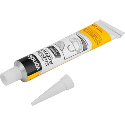 Borracha de silicone acético, branco, 50 g