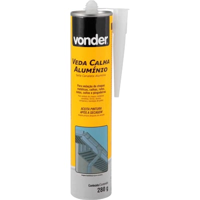 Veda calha 280 g, alumínio