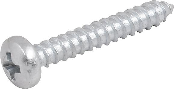 Parafuso autoatarraxante, 2,9 mm x 19,0 mm, cabeça panela, phillips