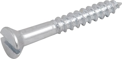 Parafuso madeira 3,8 mm x 30 mm, cabeça chata, zincado