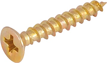 Parafuso madeira chipboard, 3,5 mm x 22,0 mm, cabeça chata, fenda cruzada/phillips