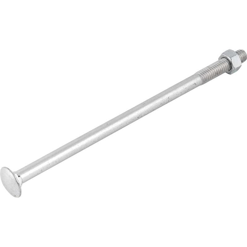 Parafuso francês zincado, 1/2" x 10", com porca