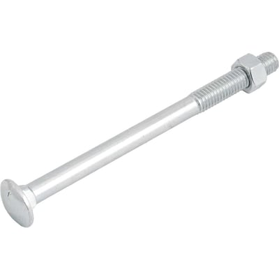 Parafuso francês zincado, 1/2" x 7", com porca
