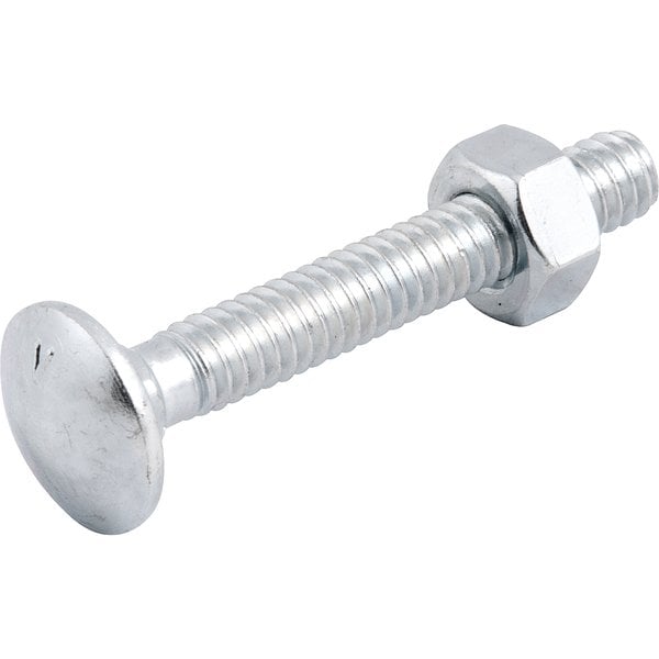 Parafuso francês zincado, 1/4" x 1.1/4", com porca