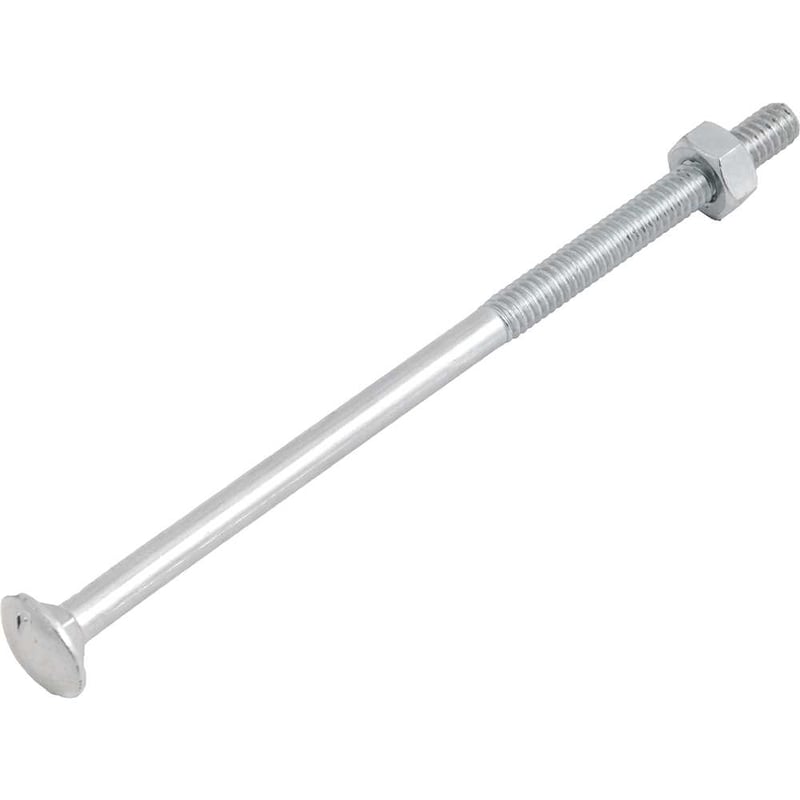 Parafuso francês zincado, 1/4" x 5", com porca
