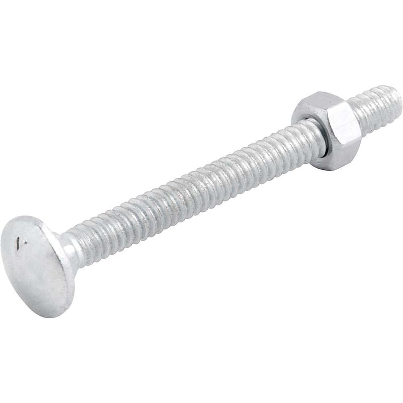 Parafuso francês zincado, 3/16" x 2", com porca