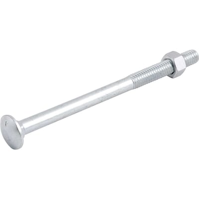 Parafuso francês zincado, 3/8" x 5.1/2", com porca