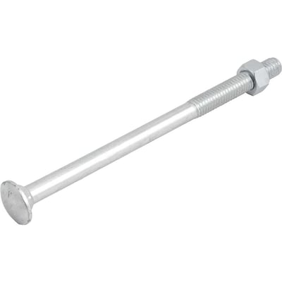 Parafuso francês zincado, 3/8" x 6", com porca