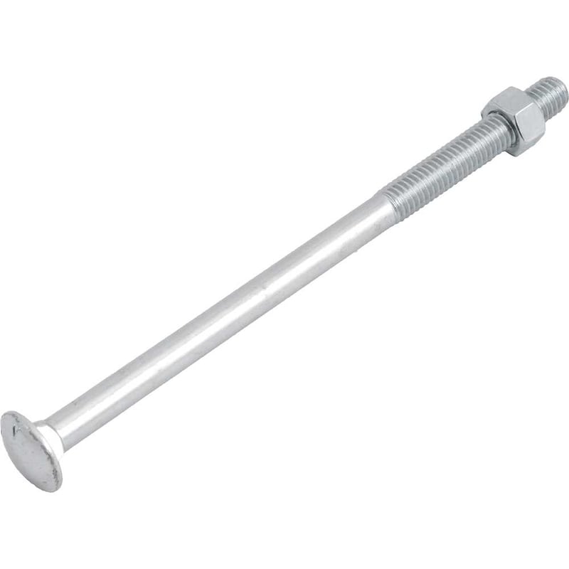 Parafuso francês zincado, 3/8" x 6.1/2", com porca