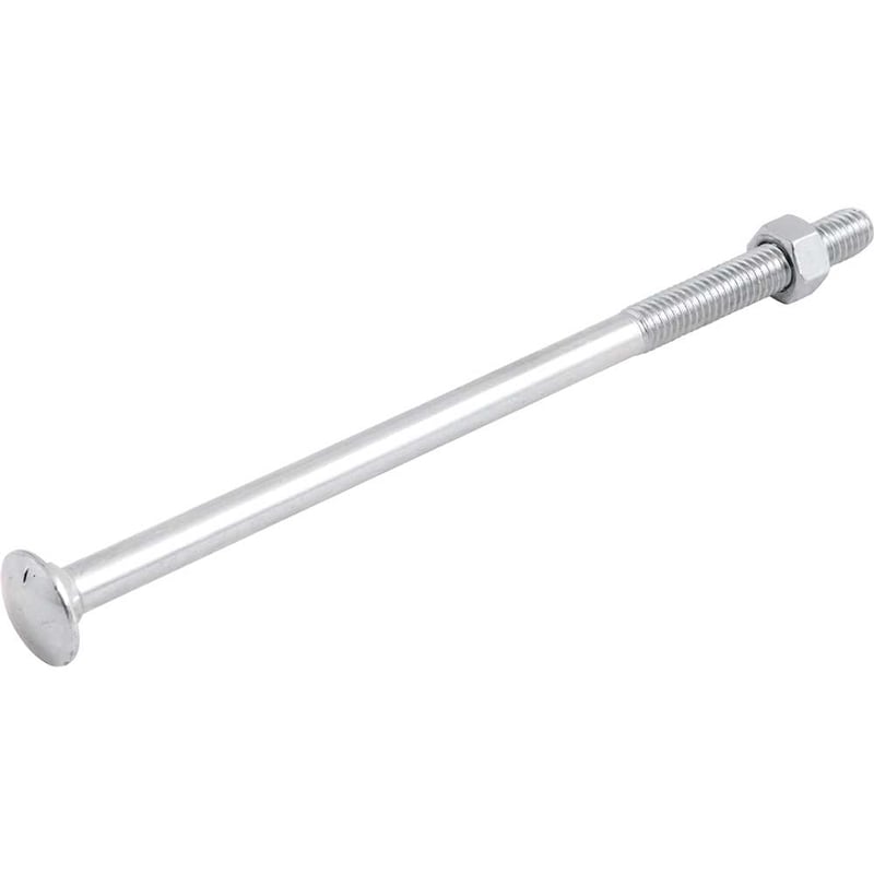 Parafuso francês zincado, 3/8" x 7.1/2", com porca