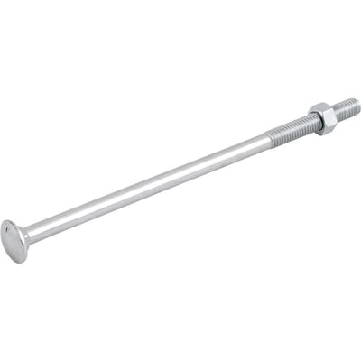 Parafuso francês zincado, 3/8" x 8", com porca