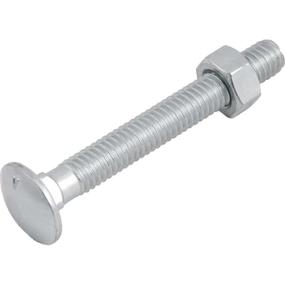 Parafuso francês zincado, 5/16" x 2.1/2", com porca