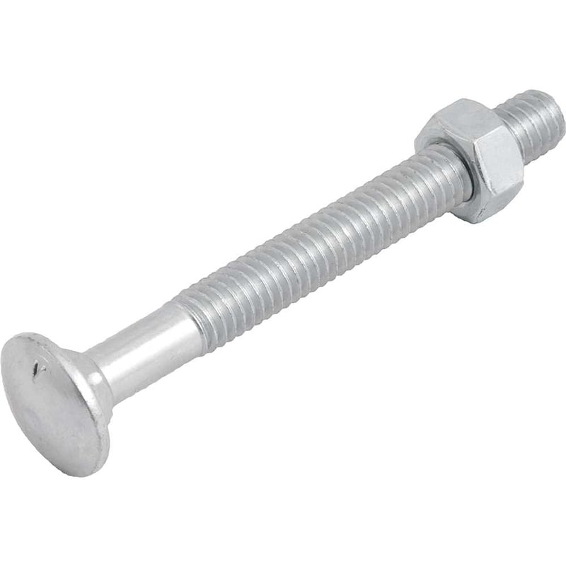 Parafuso francês zincado, 5/16" x 3", com porca