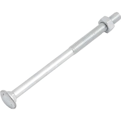Parafuso francês zincado, 5/16" x 5", com porca