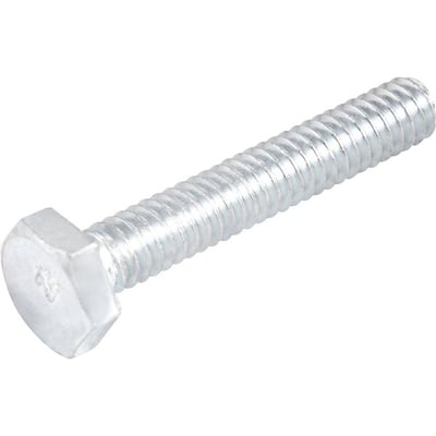 Parafuso sextavado zincado 1/4" x 1.1/2", UNC, rosca total