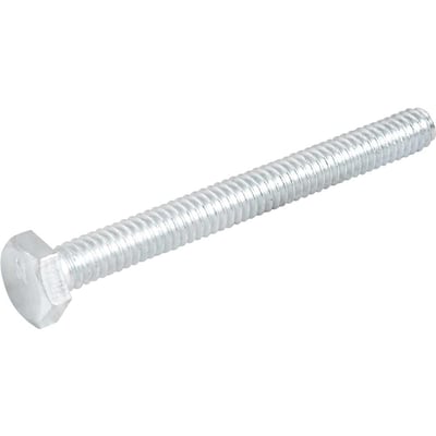 Parafuso sextavado zincado 1/4" x 2.1/2", UNC, rosca total
