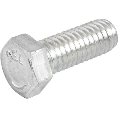 Parafuso sextavado zincado 3/8" x 1", UNC