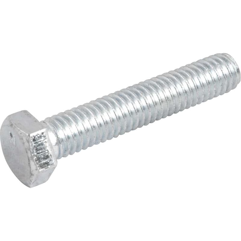 Parafuso sextavado zincado 3/8" x 2", UNC, rosca total