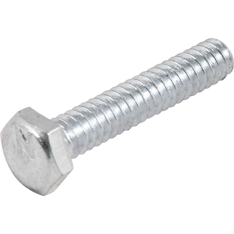 Parafuso sextavado zincado, 3/16" x 1", UNC, rosca total