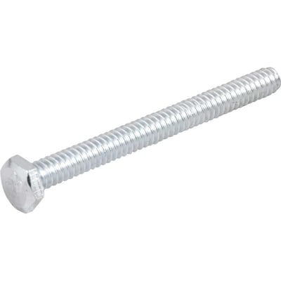 Parafuso sextavado zincado, 3/16" x 2", UNC, rosca total