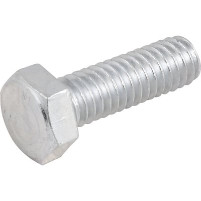 Parafuso sextavado zincado 5/16" x 1", UNC, rosca total