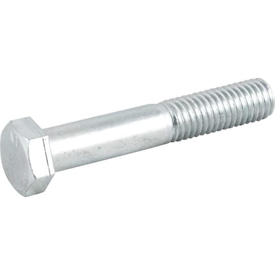 Parafuso sextavado zincado 1/2" x 3", UNC, rosca parcial